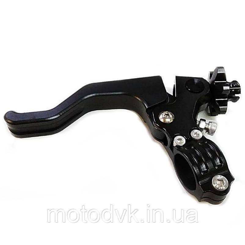 Короткий важіль зчеплення на 2 пальці, чорний