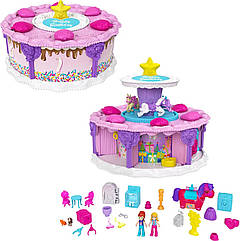 Ігровий набір Поллі Покет Зворотний відлік для торта до дня народження Polly Pocket Birthday Cake Countdown GYW06