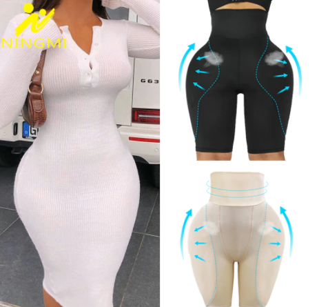 

Трусы пуш ап Myriam (S-4XL) бежевые