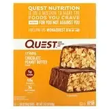 Quest Nutrition, Hero Protein Bar, хрустящий шоколад с арахисовой пастой, 12 батончиков по 54 г (1,9 унции) в