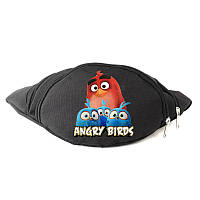 Сумка Бананка Енгрі Бердс на пояс Cappuccino Toys Angry Birds RED чорна