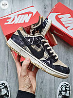 Мужские кроссовки N-ike SB Dunk Low Travis Scott+Видеообзор