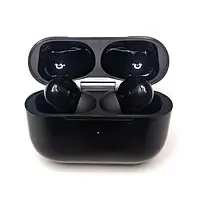 Беспроводные наушники Macaron Airpods Pro вакуумные с микрофоном глянцевые сенсорные Black