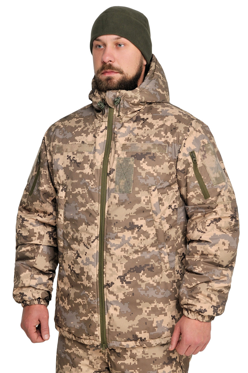 Зимова тактична куртка WinTac STALKER ARCTIC WINTER ARMOR Omni Heat ММ14