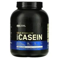 Optimum Nutrition, Золотой стандарт, 100% казеин, печенье и сливки, 1,75 кг (3,86 фунта) в Украине