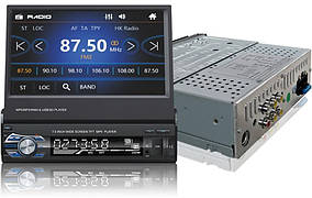 1din Магнітола 9601-7"Екран + 2xUSB + Bluetooth + AUX + пульт (немоторизований екран)