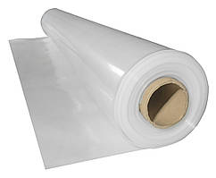 Плівка 120 мкм (3м*50 м.) поліетиленова прозора рулон, універсальна, біла, для теплиць