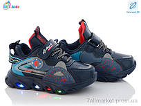 Кросівки дитячі модні Весна/осінь H5093-1 LED (8 пар р. 26-31) "BBT" недорого оптом від прямого постачальника