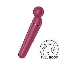 Вібромасажер Satisfyer Planet Wand-er Berry/Rosegold, дуже потужний, бездротовий, Київ