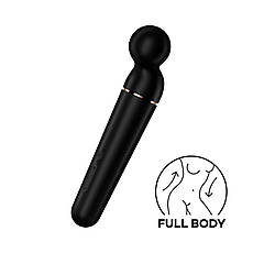 Вібромасажер Satisfyer Planet Wand-er Black/Rosegold, дуже потужний, бездротовий, Київ