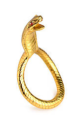 Ерекційне кільце з головою кобри Master Series: Cobra King Golden Cock Ring, Київ