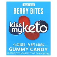 Kiss My Keto, Жевательные конфеты, кусочки ягод, 8 пакетиков по 25 г (0,88 унции) Киев