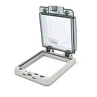 Бокс під автомати на 5 модулів врізний з кришкою  IP66 + кронштейн