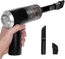 Suloea Бездротовий ручний пилосос, легка вага (310 г), що перезаряджається через USB, зі світлодіодним підсвічуванням