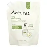 Aveeno, Ежедневное увлажнение, очищающее средство для лица, для сухой кожи, без отдушек, 16 жидк. Унций (473