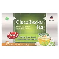 Longreen Corporation, GlucoBlocker Tea, отборная джимнема, 20 чайных пакетиков, 60 г (2,12 унции) Днепр