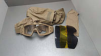 Одежда и защита для страйкбола и пейнтбола Б/У Тактические очки-маска Goliath