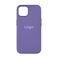 Чехол Leather Case with MagSafe для iPhone 15 Plus Цвет Wisteria b