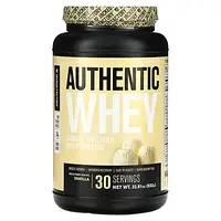 Jacked Factory, Authentic Whey, сывороточный протеин для наращивания мышечной массы, ваниль, 933 г (32,91 Киев