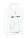 Мережевий зарядний пристрій Apple Original MD836 1 порт USB швидке заряджання 2.4 A ЗЗП White (00197), фото 3