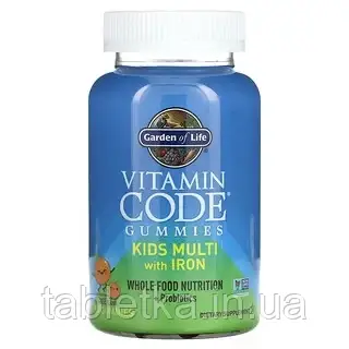 Garden of Life, Vitamin Code, жевательные таблетки для детей ...