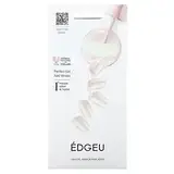 Edgeu, Гелевые обертывания для ногтей Perfect, ENA144, зеркальный розово-бежевый, набор из 16 полосок