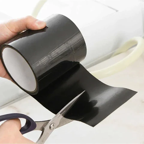 Водостойкая клейкая лента прочная flex tape, Сверхпрочная лента клейкая для герметизации 150 см - фото 5 - id-p2064423615