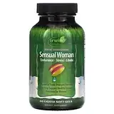 Irwin Naturals, Sensual Women, Endurance, Stress, Libido, 60 м'яких таблеток із рідиною Дніпр