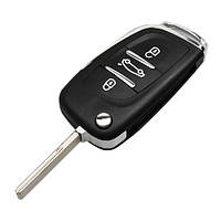 Выкидной ключ, корпус под чип, 3кн, Peugeot, ниша CE0523, HU83, NEW o