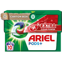 Капсули для прання Ariel Pods All-in-1 Сила екстраочищення 10 шт. (8001090803412) p
