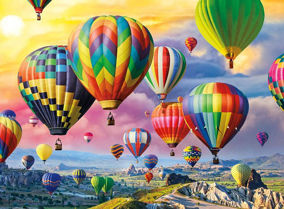 Алмазна вишивка 40x50 Повітряні кулі Каппадокія SP108, Ні, фото 1