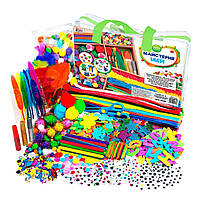 Набір дитячий для рукоділля Майстерня ідей, вироби своїми руками 2000+ елементів, FanGame, у сумці  31*20*6см (36206)