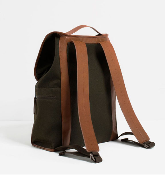 Чоловічий рюкзак Zara в стилі кежуал Чоловічий рюкзак Zara в стилі кежуал