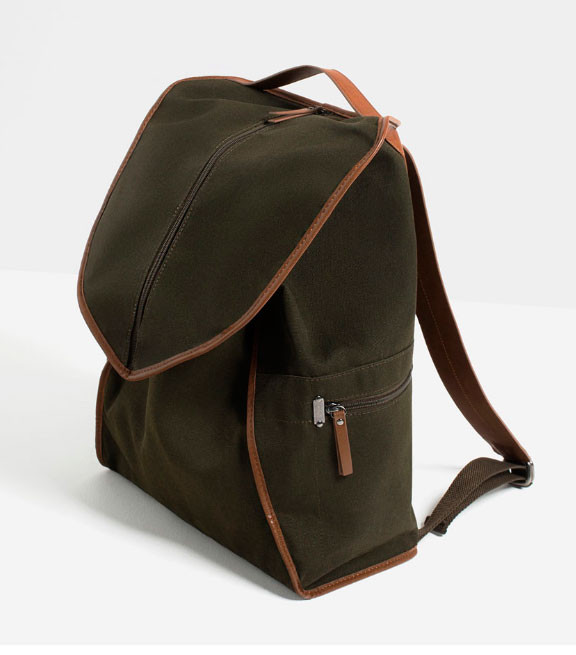 Чоловічий рюкзак Zara в стилі кежуал Чоловічий рюкзак Zara в стилі кежуал