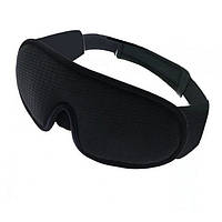 Повязка на глаза для сна Stenson 3D Soft Black TR, код: 8080624