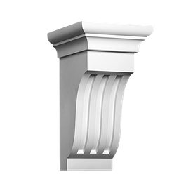 Консоль декоративна з поліуретану (архітектурний кронштейн) (31х17х19)см