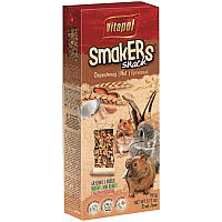 Корм Vitapol Smakers Snack снеки 2 шт / 90 г для гризунів з горіхами