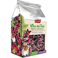 Корм Vitapol Vita Herbal 70 г для гризунів з квітами гібіскуса