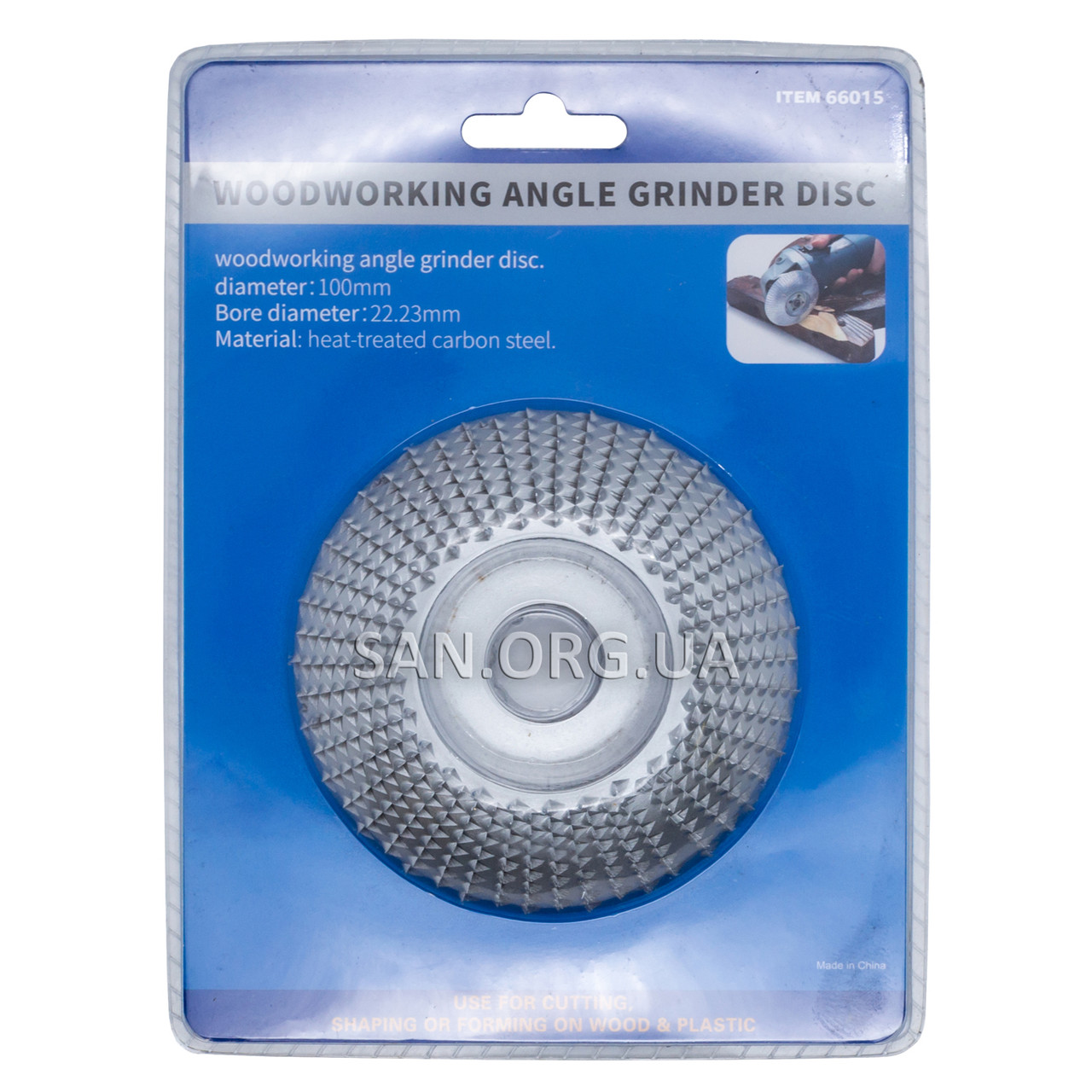 Обдирний Шліфувальний диск по дереву (Альфа диск) для болгарки 100 мм Круглий, фото 1