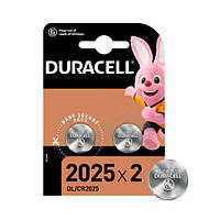 2x Батарейка таблетка CR2025 Duracell, літій l