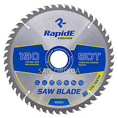 Пильний диск по Дереву RapidE 190х30х50Т Basic Series