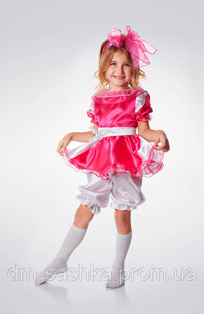 Карнавальний костюм для дівчаток на свято Цукерочка