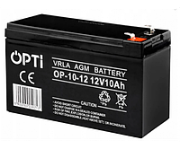 Акумулятор для ДБЖ OPTI 12V-10Ah (OP-10-12V10AH)