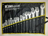 Набір ключів ріжково-накидних 15 пр. 10-36мм KingRoy KR-15 TIR сумка o