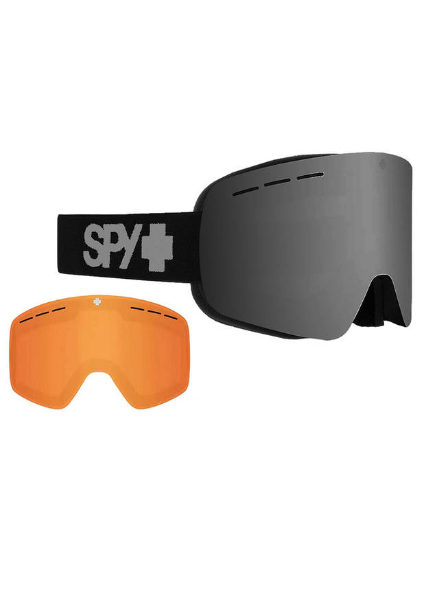 Маска гірськолижна з додатковою лінзою Spy+ Mainstay Snow Goggles Mask S3 + S1 Black, фото 1