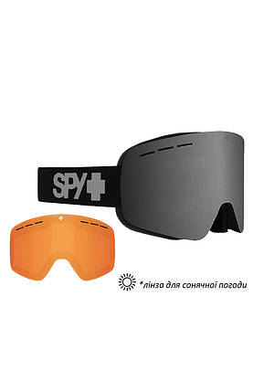 Маска гірськолижна з додатковою лінзою Spy+ Mainstay Snow Goggles Mask S3 + S1 Black, фото 6