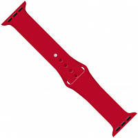 Ремінець для смарт-годинника Intaleo Silicone для Apple Watch 38/40 mm red (1283126494321)