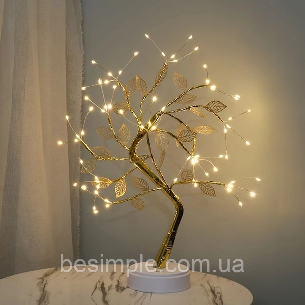 Настольный светильник USB 50 см, 36 LED "Дерево бонсай" DIY Auelife / Декоративный ночник "Китайское дерево" - фото 3 - id-p2064907959