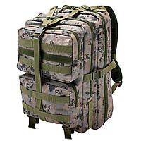 Рюкзак тактичний Semi Line 38 Camo (A3047-3) DAS302187 Система кріплень MOLLE водонепроникне PVC-покриття