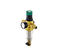 Фильтр 3/4" KP CZECH самоочистной с редуктором давления и манометром
